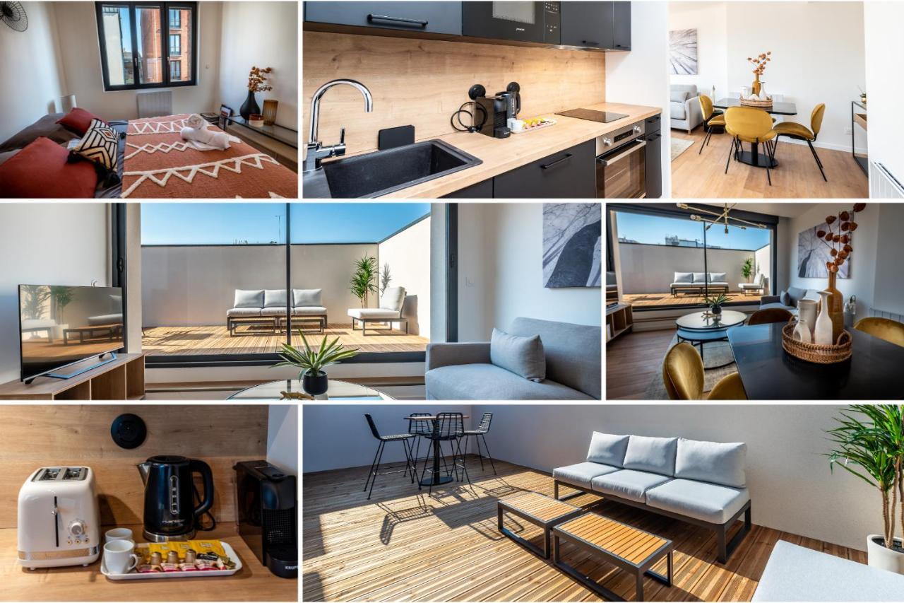 Downtown Rooftop - Centre Ville - Wifi - Terrasse - Netflix Αμιάν Εξωτερικό φωτογραφία